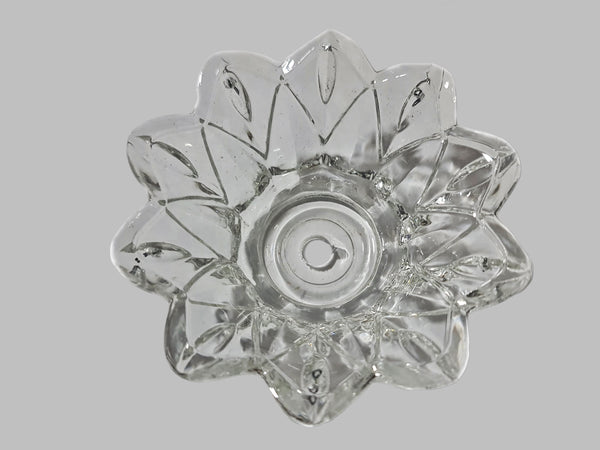 CLEARANCE Bobeche Chandelier Light Bowl Drip Pan Deep Dish 11mm Centre Hole 132mm / 5.25 inches in diameter