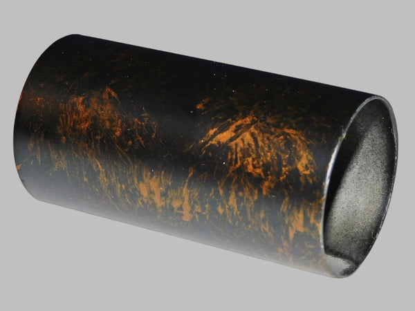 65 mm x 34 mm Black Gold Chandelier Candle Drips Tubes Metal Light Bulb Cover Sleeve 3