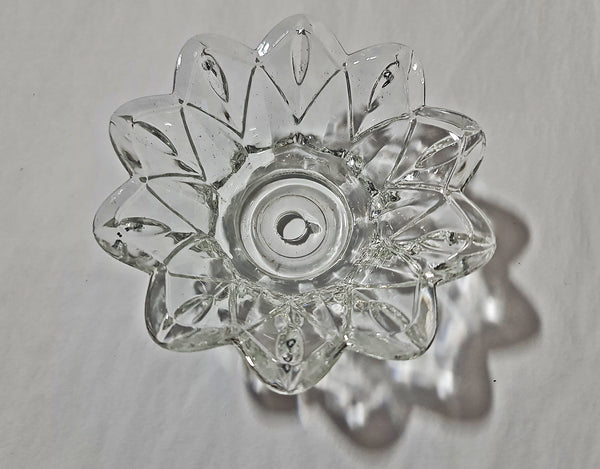 CLEARANCE Bobeche Chandelier Light Bowl Drip Pan Deep Dish 11mm Centre Hole 132mm / 5.25 inches in diameter