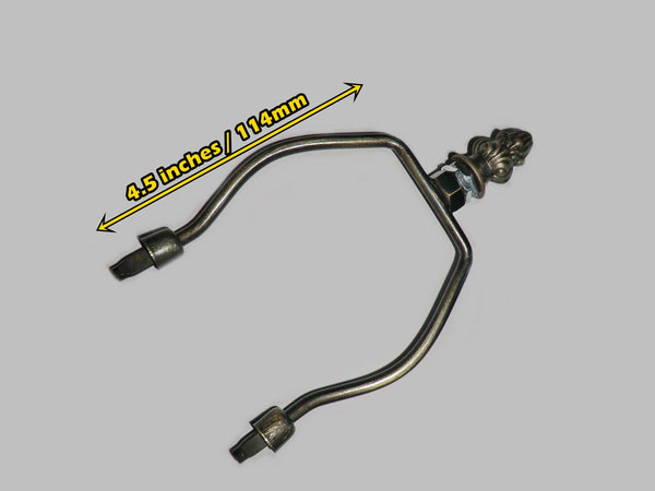 4.5 inch Harp Shade Carrier Gimble Holder For Tiffany Lamp Base Light Shade Antique Style 1