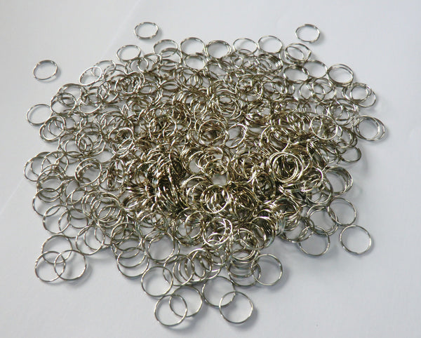 300 Chrome Silver Chandelier 11mm Rings Links for Droplets Crystals Drops 3