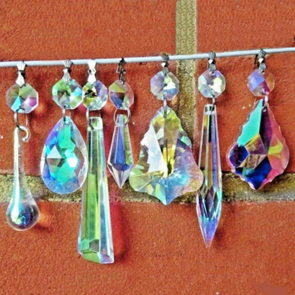 Add Rainbow Sparkle to Your Home with Aurora Borealis Chandelier Crystals