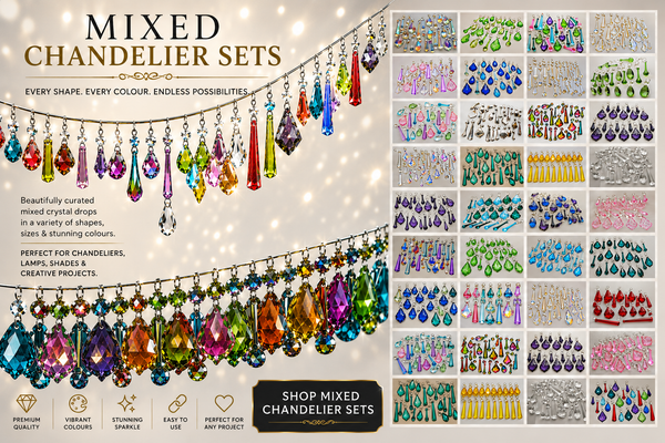 Sets of Crystals - Garden , Wedding , Party &amp; Christmas Decorations