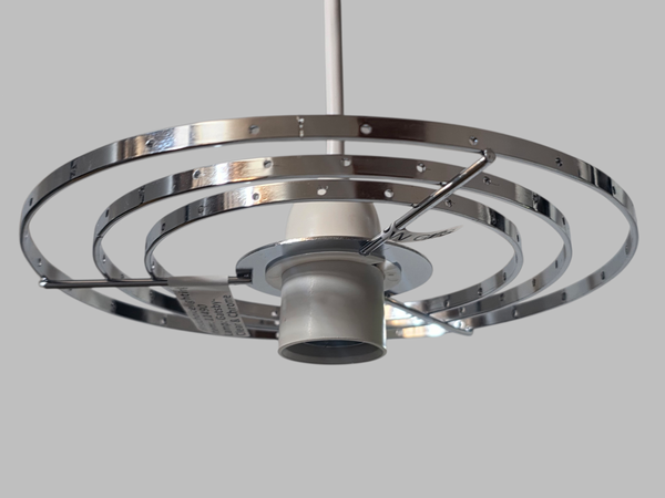 Chrome Compact Hallway Chandelier Pendant Frame Make Your Own Unique Waterfall Light 7.5" 14