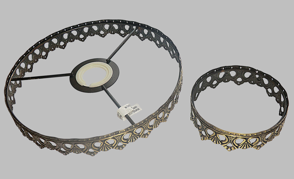 Bronze Two Tier Chandelier Frame Lampshade Make Your Own Ceiling Light Lamp Pendant