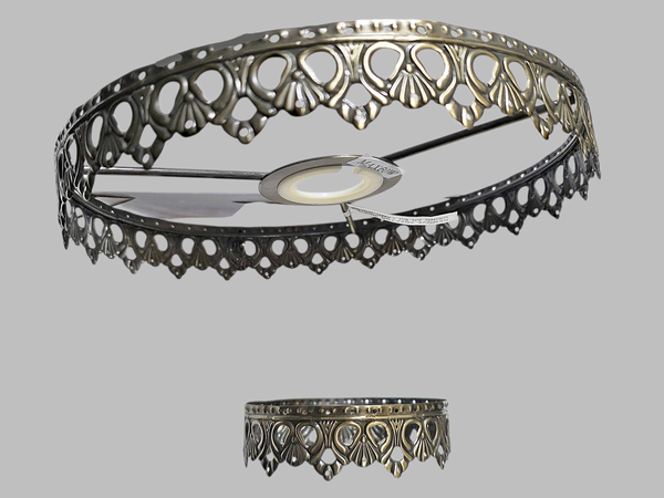 Bronze Two Tier Chandelier Frame Lampshade Make Your Own Ceiling Light Lamp Pendant