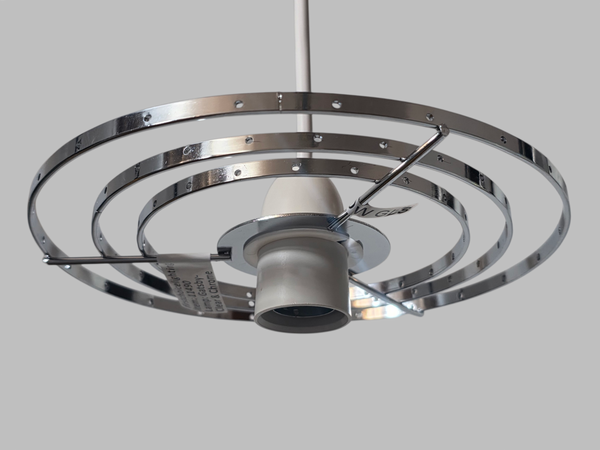 Chrome Compact Hallway Chandelier Pendant Frame Make Your Own Unique Waterfall Light 7.5" 3
