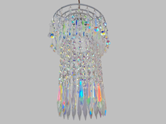 Unique Waterfall Chandelier Pendant Light Aurora Borealis 7.5" x 12" Customisable