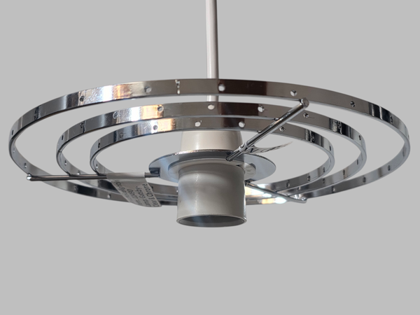 Chrome Compact Hallway Chandelier Pendant Frame Make Your Own Unique Waterfall Light 7.5" 6