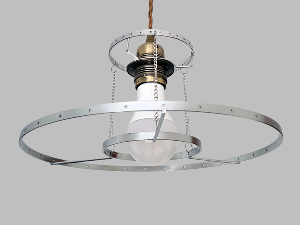 Chrome 2-Tier Crown Chandelier Pendant Frame Make Your Own Unique Light 11" Di 1