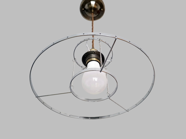Chrome 2-Tier Crown Chandelier Pendant Frame Make Your Own Unique Light 11" Di 8