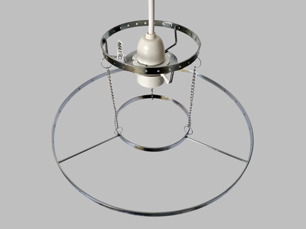 Chrome 2-Tier Crown Chandelier Pendant Frame Make Your Own Unique Light 11" Di13