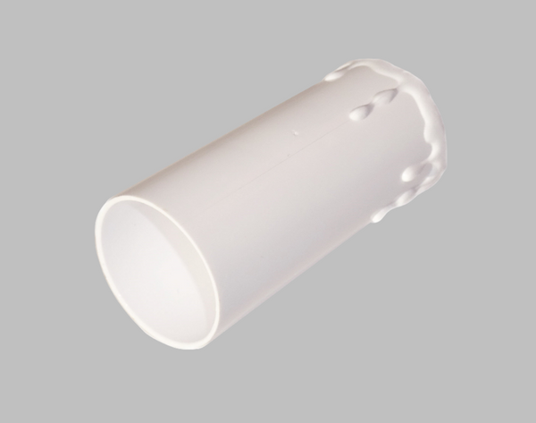 80 mm x 36 mm Chandelier Candle Drips White Plastic Light Pendant Bulb Cover Antique Style Sleeve Tubes
