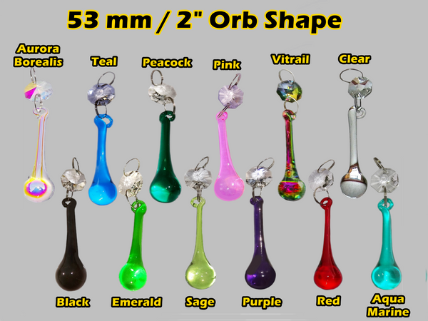 Pick Any 12 Cut Glass Chandelier Crystals Beads Droplets Sun Catcher Decorations Light Parts