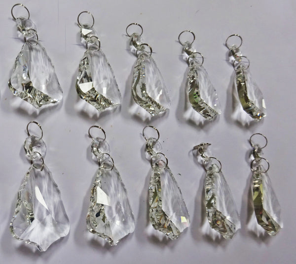 Clear Cut Glass Bell 2 inch Chandelier Crystals Drops Double Facet Transparent Droplets Prisms 11