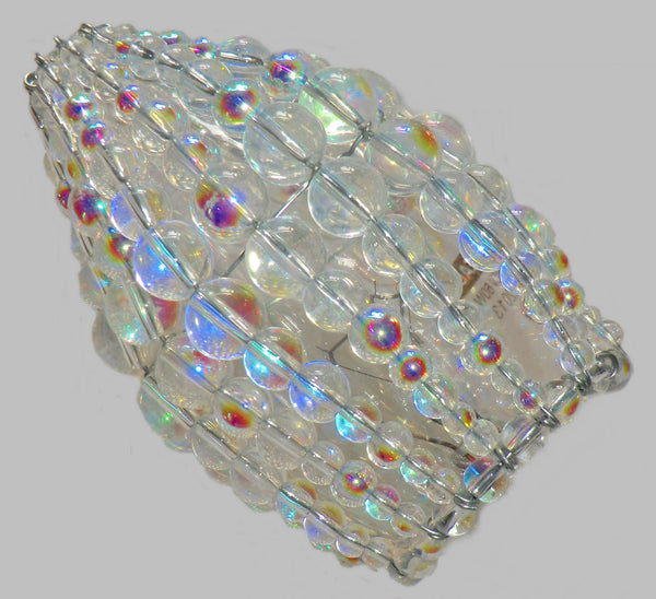 Chandelier Bead Candle Size Light Bulb Aurora Borealis AB Glass Cover Sleeve Lampshade Alternative Beaded 2