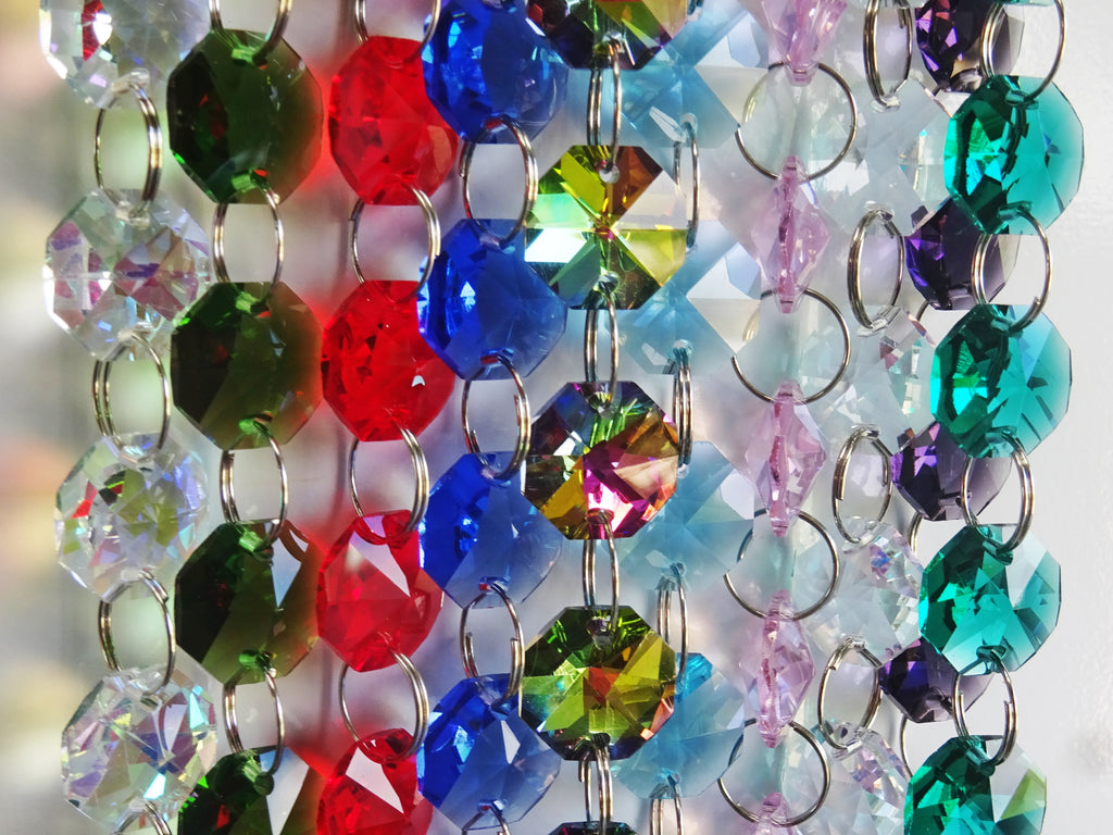Rainbow Crystal Garland Drops – Accessory Concierge