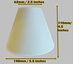 Duck Egg Blue Clip On Candle Lampshade 5.5" for Chandelier or Light Fitting or Wall Lamp Shade Retro