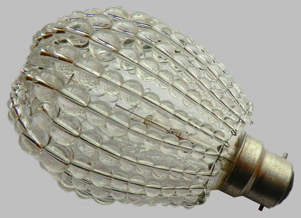 Chandelier Bead Light bulb GLS Clear Glass Cover Sleeve Lampshade Alternative 4