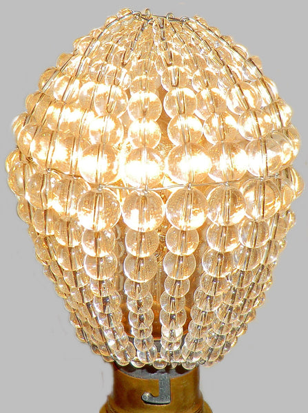 Chandelier Bead Light bulb GLS Clear Glass Cover Sleeve Lampshade Alternative 8