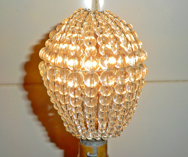 Chandelier Bead Light bulb GLS Clear Glass Cover Sleeve Lampshade Alternative 5