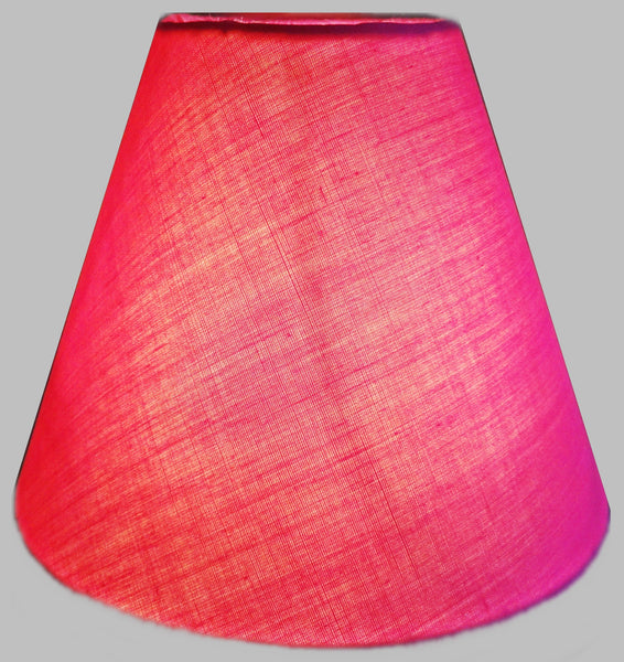 Hot Pink Clip On Candle Lampshade 5.5" Chandelier Pendant Light Shade Retro Chic 1