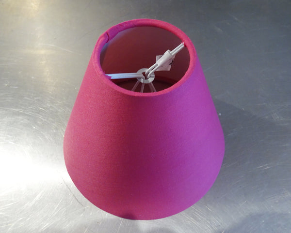 Hot Pink Chic Clip On Candle Lampshade 5 Inch Diameter Shade for Pendant Chandelier 4