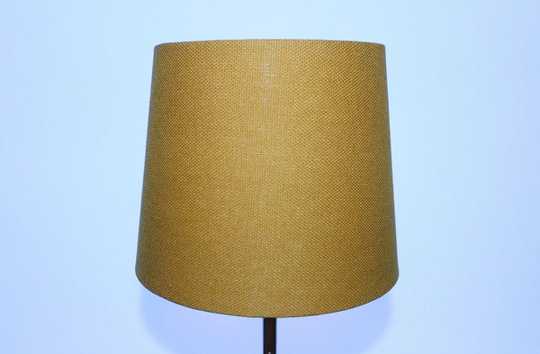 Mustard Gold Hessian Linen Clip On Candle Drum Lampshade 6" Chandelier Pendant Shade 4