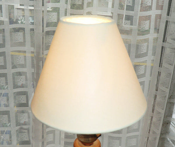 Cream Clip On Candle Lampshade 5 Inch Diameter Chandelier Shade Retro 4