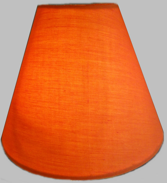 Orange Clip On Candle Lampshade 5.5" Chandelier Pendant Light Shade Retro 3