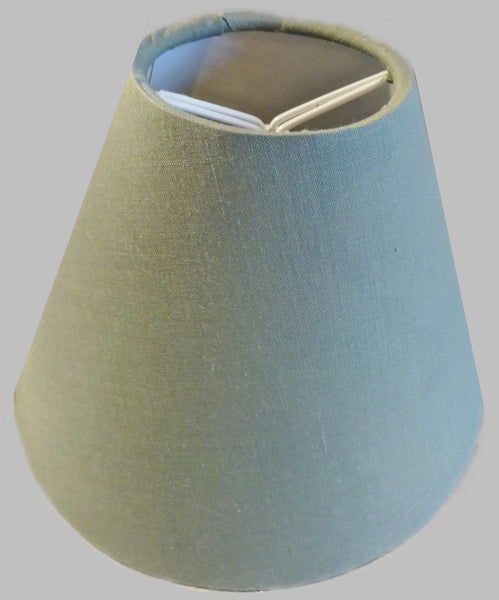 Sage Green Clip On Candle Lampshade 5.5" Chandelier Pendant Light Shade Retro - Seear Lights