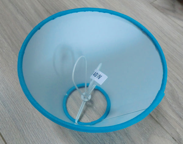 Turquoise Blue Clip On Candle Lampshade 5 Inch Diameter for Chandelier Pendant 8