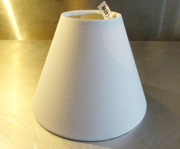Brilliant White Clip On Candle Lampshade 5 Inch Diameter Chandelier Shade Classic 2