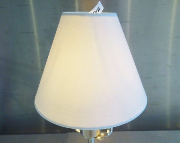 Brilliant White Clip On Candle Lampshade 5 Inch Diameter Chandelier Shade Classic 4
