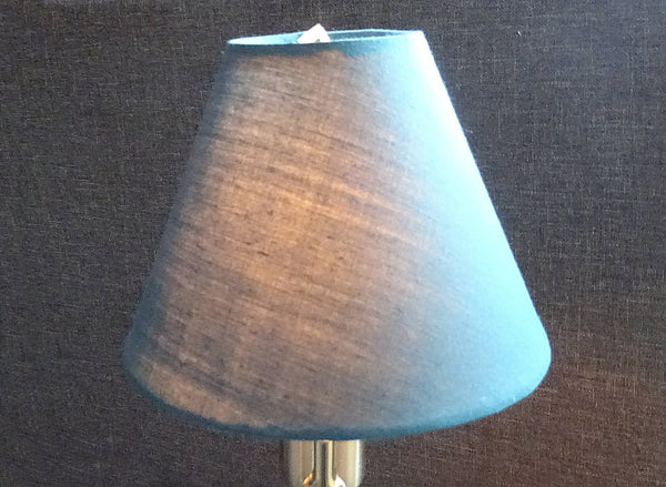 Antique Teal Blue Clip On Candle Lampshade 5.5" Chandelier Pendant Light Shade Classic 3