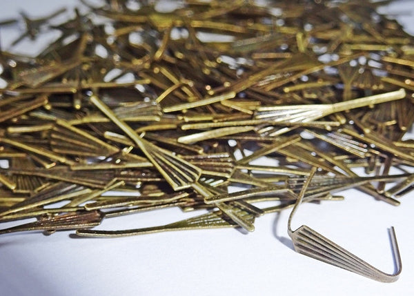 300 Antique Brass Chandelier Arrow Fan Clasps Links for Droplets Crystals Drops 4