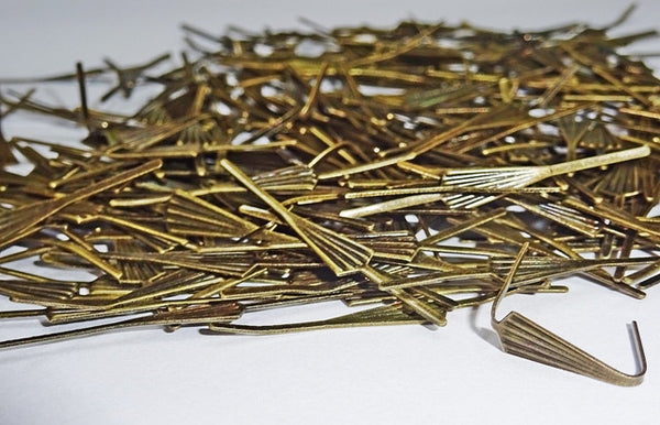 300 Antique Brass Chandelier Arrow Fan Clasps Links for Droplets Crystals Drops 5