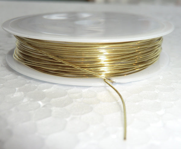 6 Metre Reel Brass Chandelier Wire Links for Droplets Crystals Drops 1