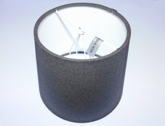 Clearance Brown Grey Hessian Linen Clip On to Bulb Candle Drum Lampshade 6" for Chandelier or Light Fitting or Wall Lamp Shade