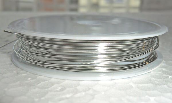 6 Metre Reel Chrome Silver Chandelier Wire Links for Droplets Crystals Drops 5