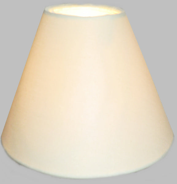 Cream Clip On Candle Lampshade 5.5" Chandelier Pendant Light Shade Retro Chic 1