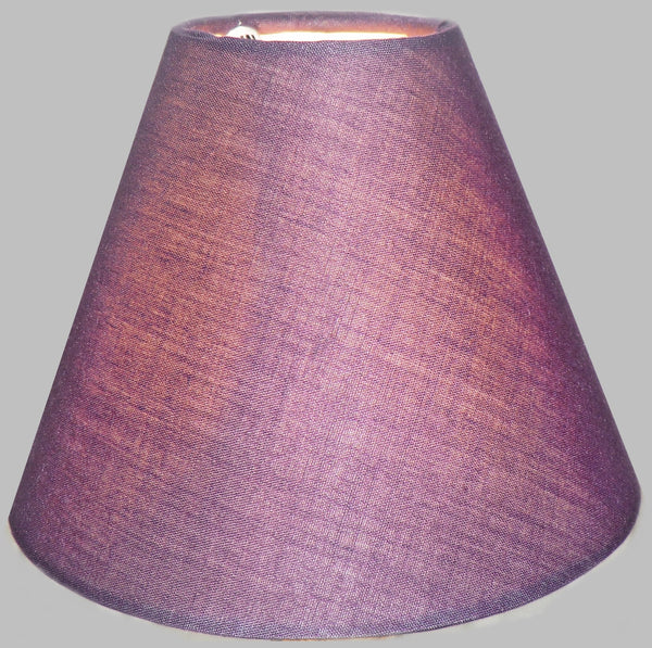 Plum Purple Clip On Candle Lampshade 5.5" Chandelier Pendant Light Shade Retro 2