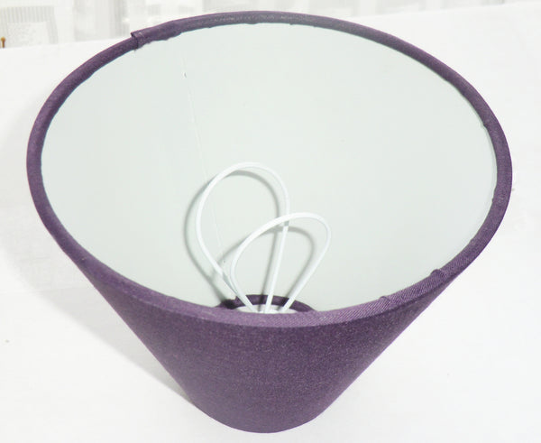 Purple Clip On Candle Lampshade 5' Diameter Retro Shade 6
