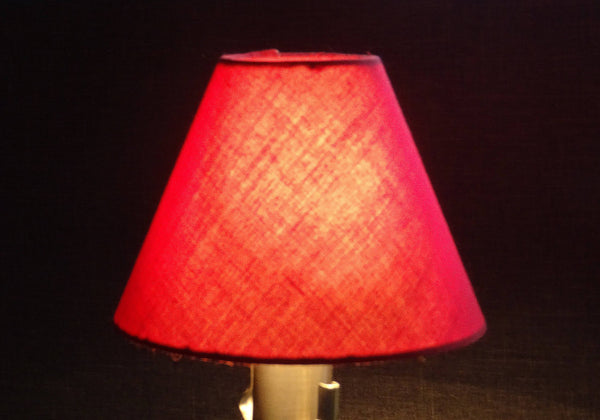 Brick Red Clip On Candle Lampshade 5.5" Chandelier Pendant Light Shade Hunter Red 3