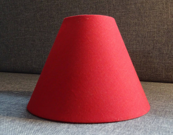 Brick Red Clip On Candle Lampshade 5.5" Chandelier Pendant Light Shade Hunter Red 6