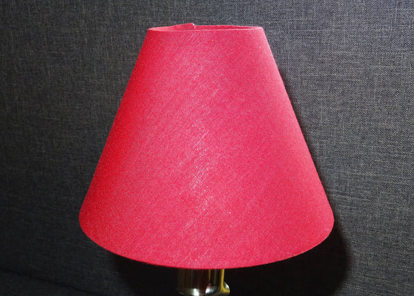 Brick Red Clip On Candle Lampshade 5.5" Chandelier Pendant Light Shade Hunter Red 7