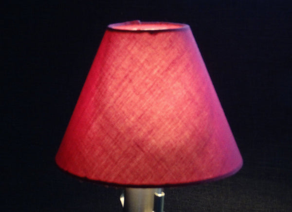 Brick Red Clip On Candle Lampshade 5.5" Chandelier Pendant Light Shade Hunter Red 8