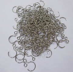 Clearance 160 Chrome 18 mm 0.75" Silver Chandelier S-Shape Hooks Hang Droplets Beads Crystals