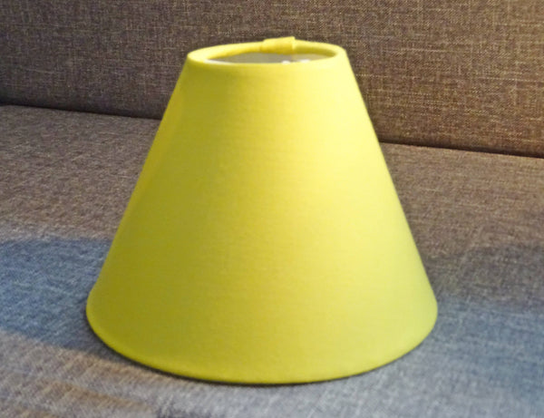 Citrus Yellow Clip On Candle Lampshade 5.5" Chandelier Pendant Light Shade 3