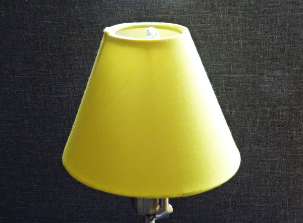 Citrus Yellow Clip On Candle Lampshade 5.5" Chandelier Pendant Light Shade 5